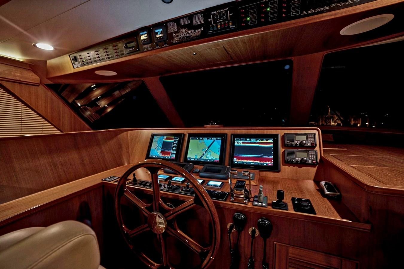 a room with a desk and chairs aboard BEN'S BARGE Yacht for Sale