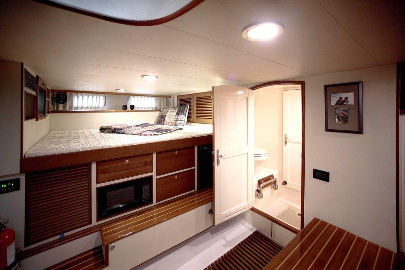 a kitchen with a large oven aboard BEN'S BARGE Yacht for Sale