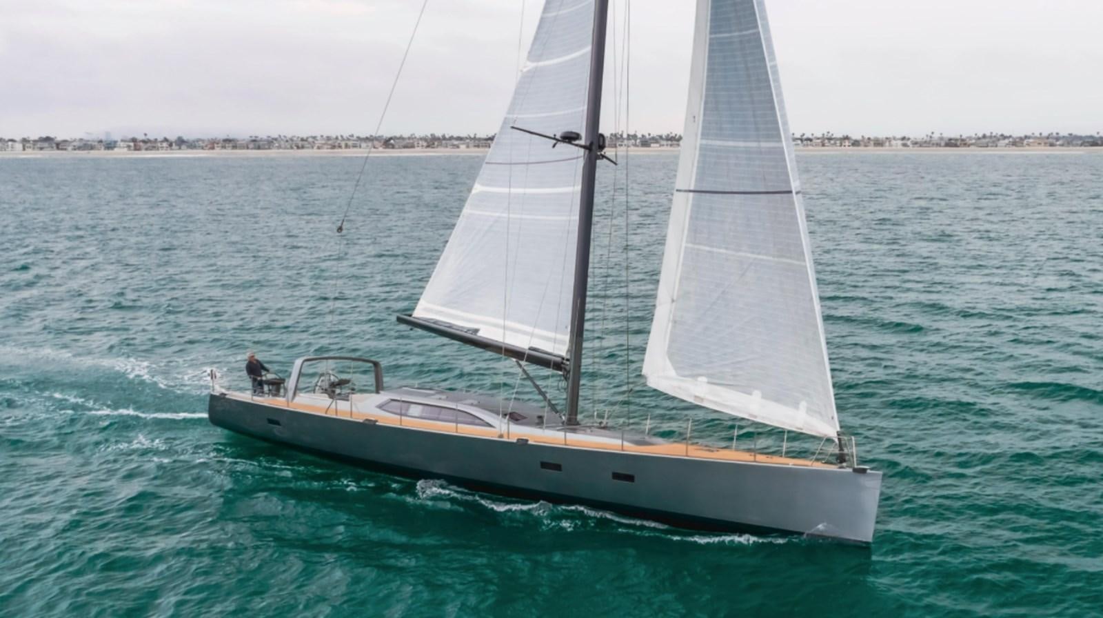 a sailboat on the water aboard AANDEEL Yacht for Sale