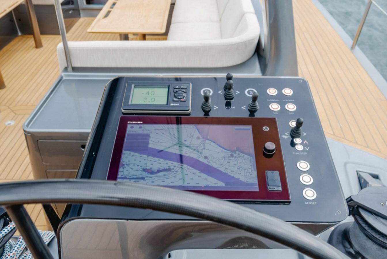 a handheld gaming console aboard AANDEEL Yacht for Sale