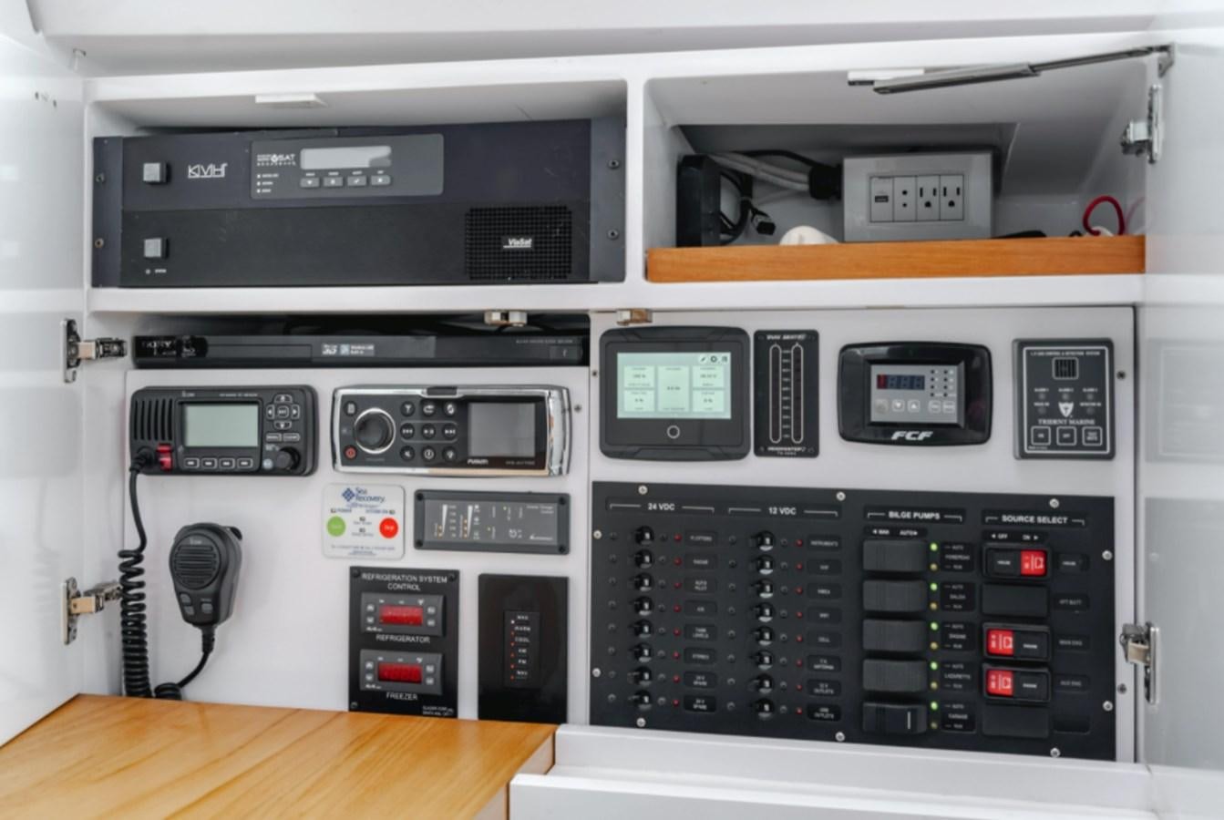 a close-up of a computer aboard AANDEEL Yacht for Sale