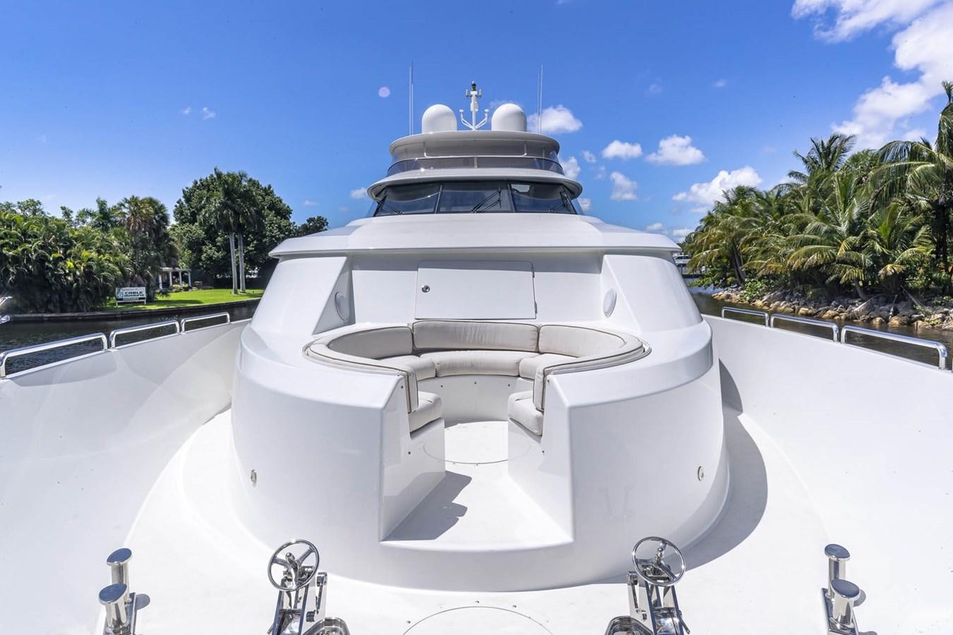 a white building with a dome aboard SIMPLICITY Yacht for Sale