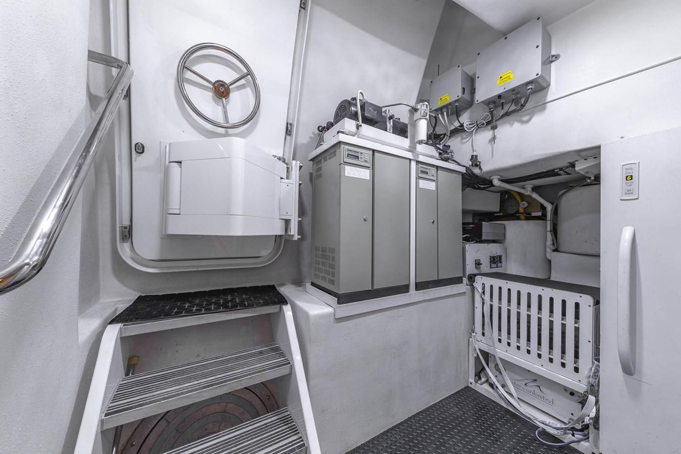 a close-up of a machine aboard SIMPLICITY Yacht for Sale