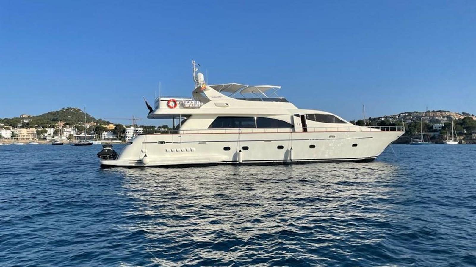 a white yacht in the water aboard GEORG 1 Yacht for Sale