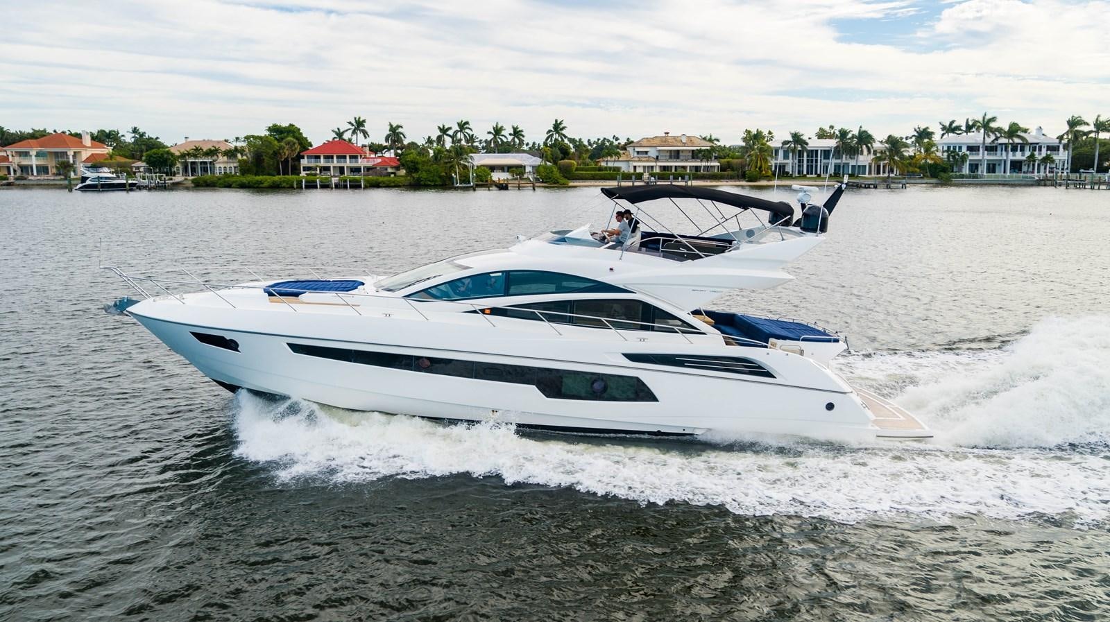 a white boat on the water aboard SUBMARINO Yacht for Sale