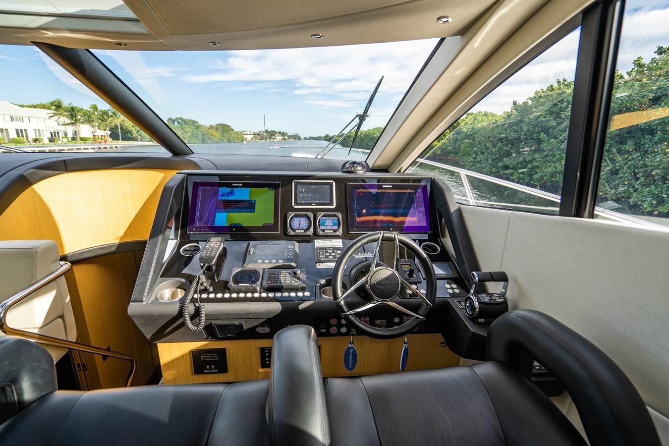 inside of a car aboard SUBMARINO Yacht for Sale