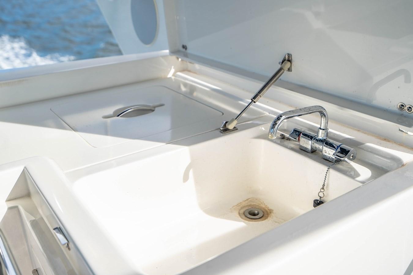 a sink with a faucet aboard SUBMARINO Yacht for Sale