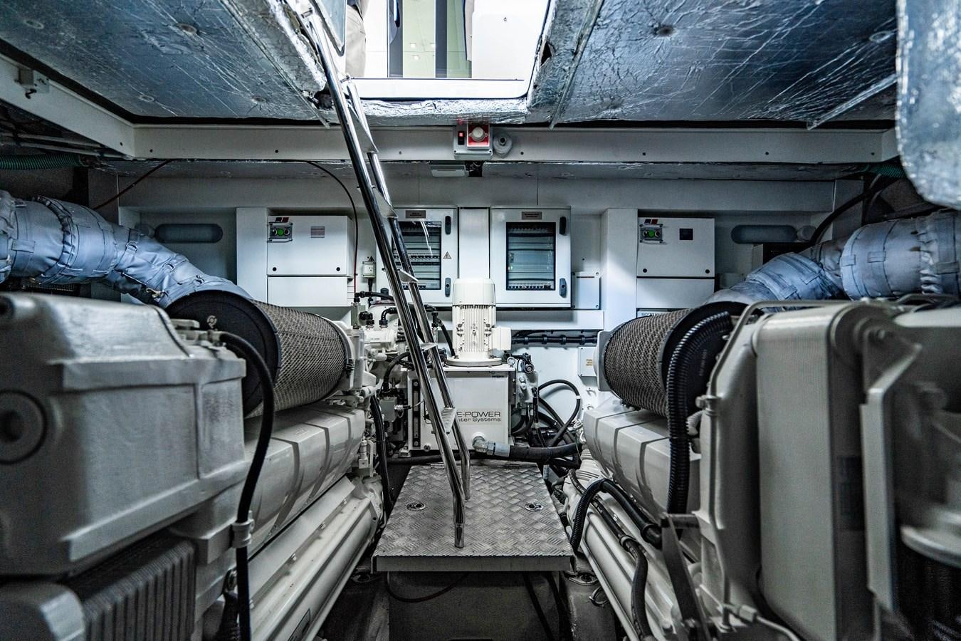 inside of a vehicle aboard SUBMARINO Yacht for Sale