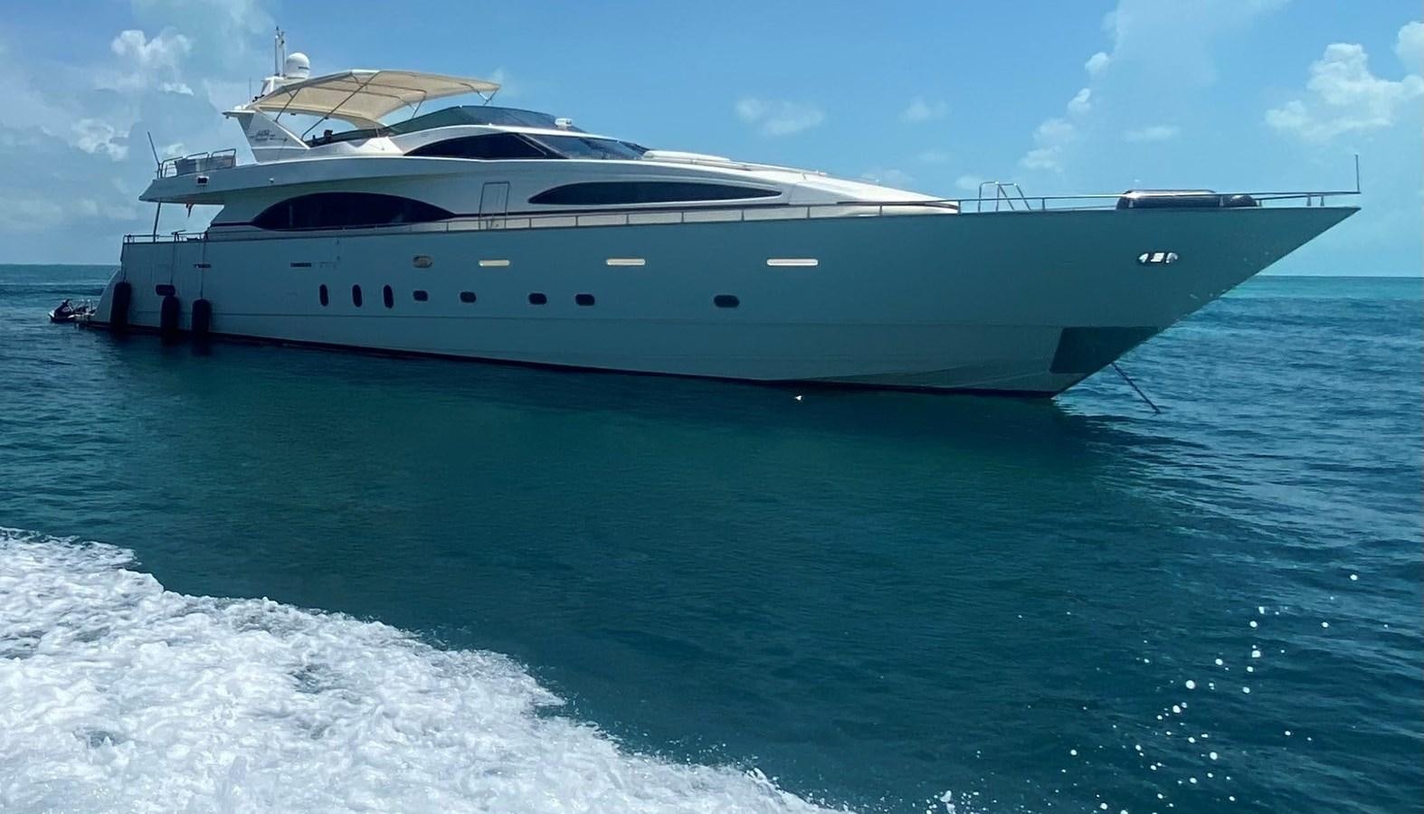 a yacht on the water aboard TAKA TAKA III Yacht for Sale
