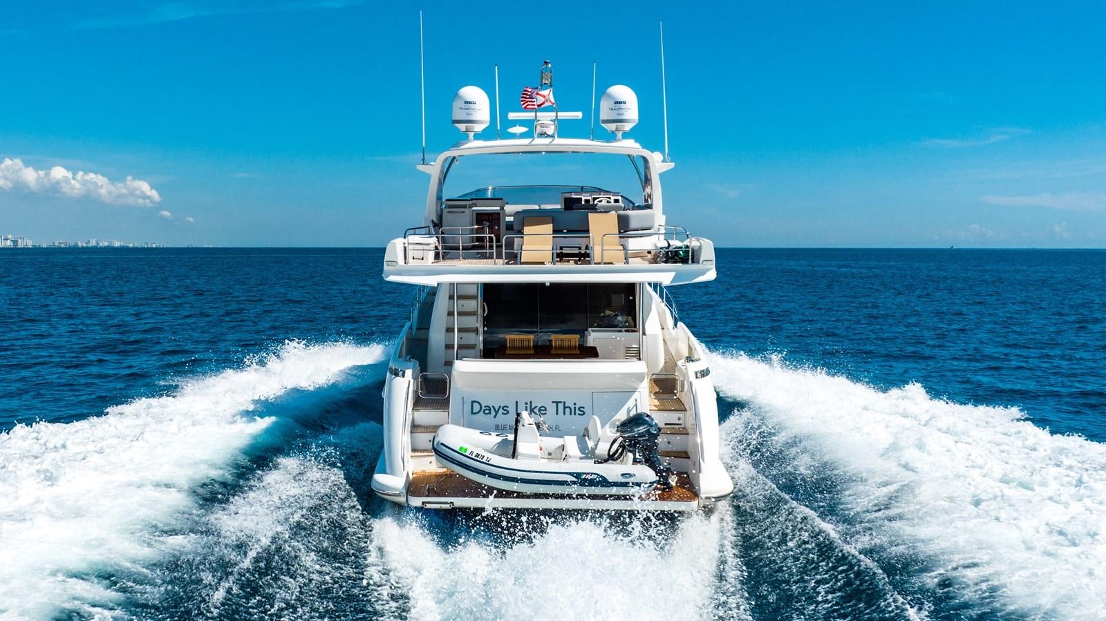 a boat on the water aboard DAYS LIKE THIS Yacht for Sale