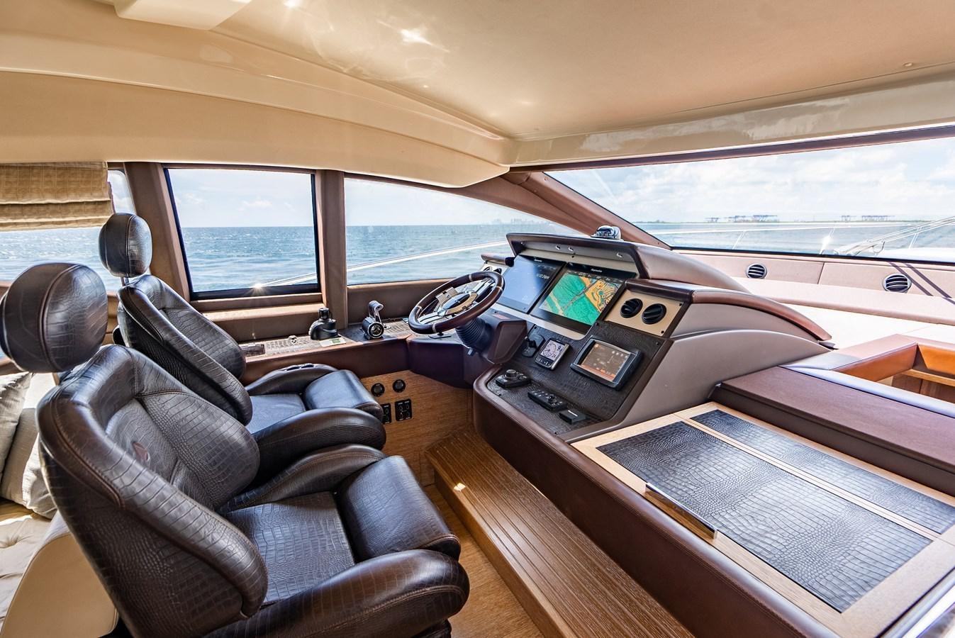 inside of a car aboard DAYS LIKE THIS Yacht for Sale