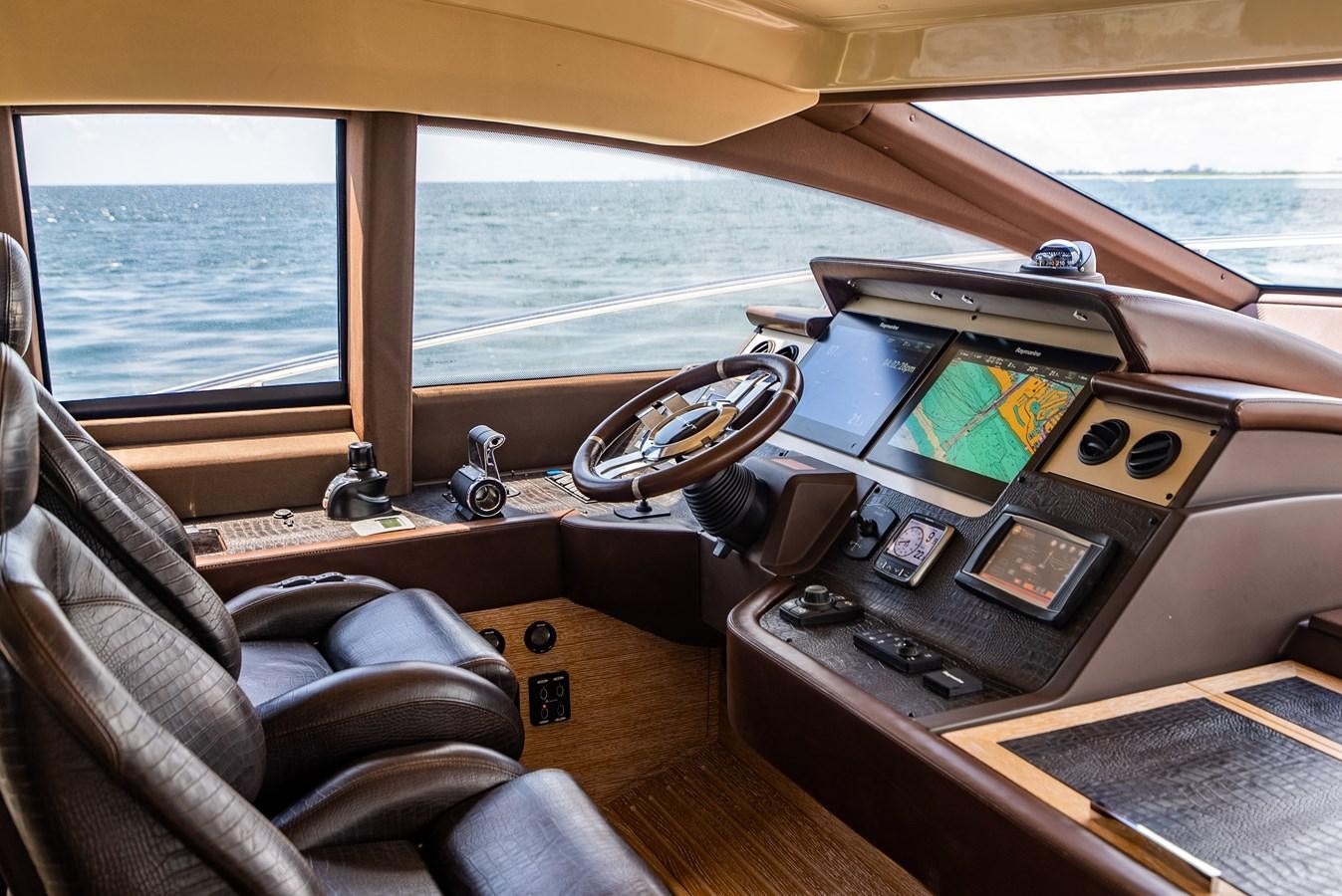 inside of a car aboard DAYS LIKE THIS Yacht for Sale