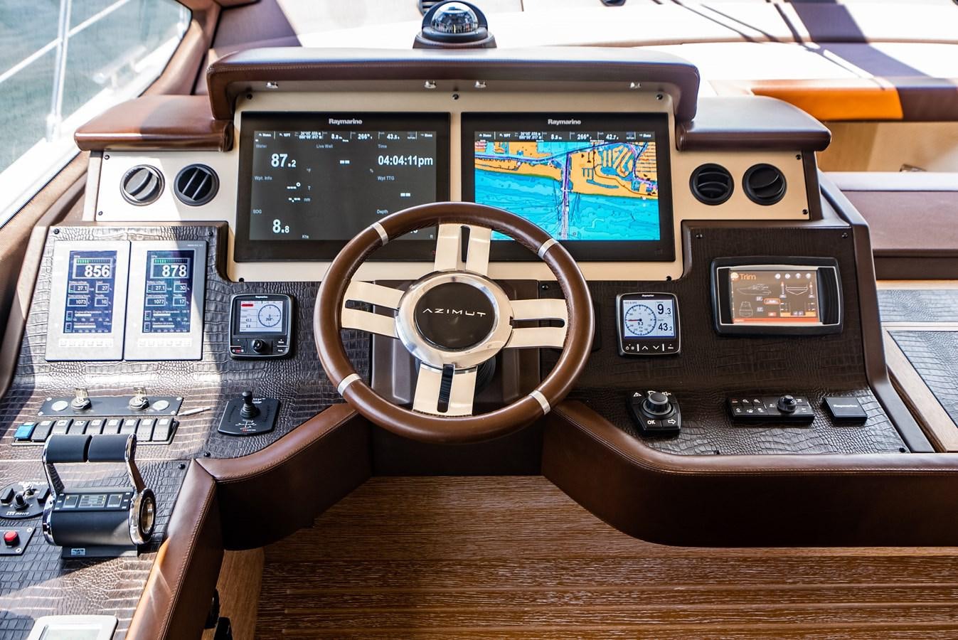 graphical user interface aboard DAYS LIKE THIS Yacht for Sale