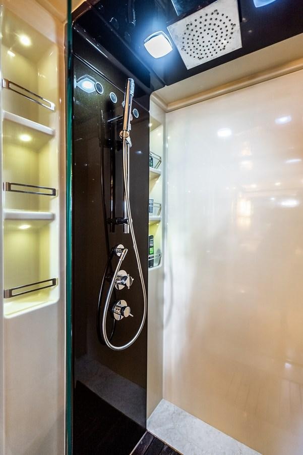 a black and silver door aboard DAYS LIKE THIS Yacht for Sale