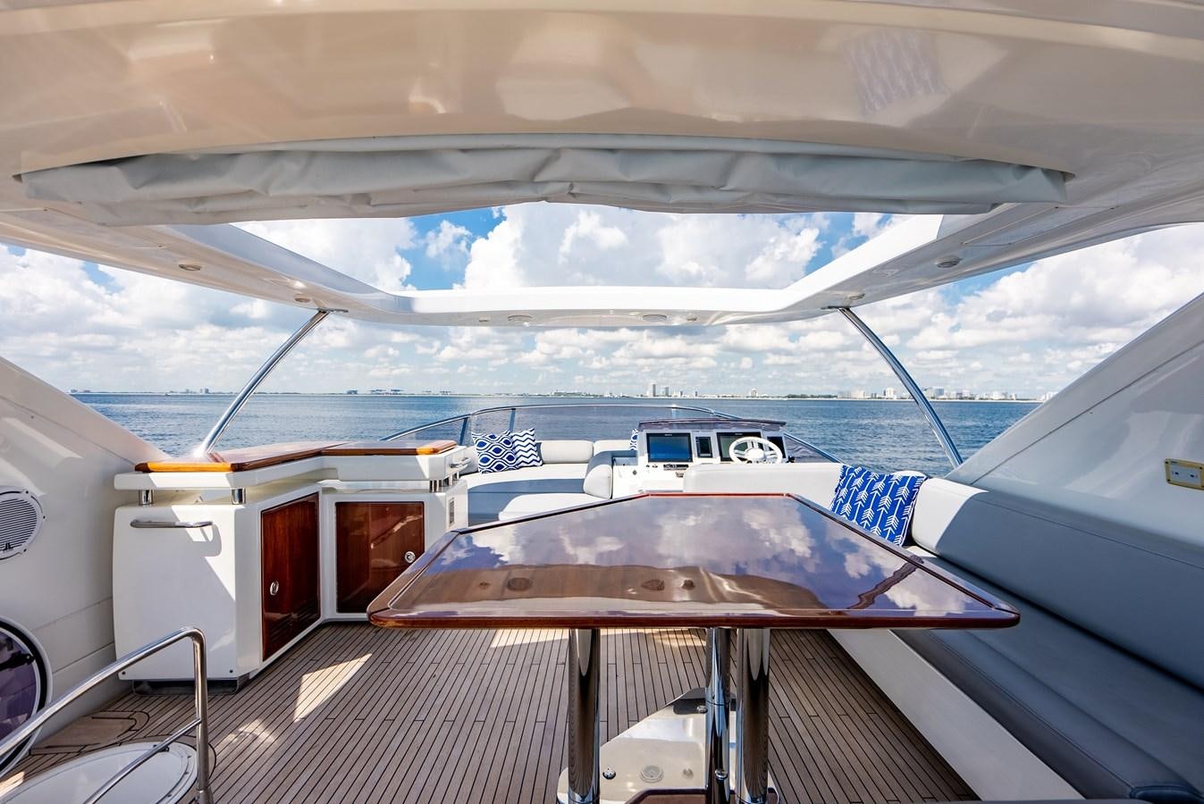 a boat on a trailer aboard DAYS LIKE THIS Yacht for Sale