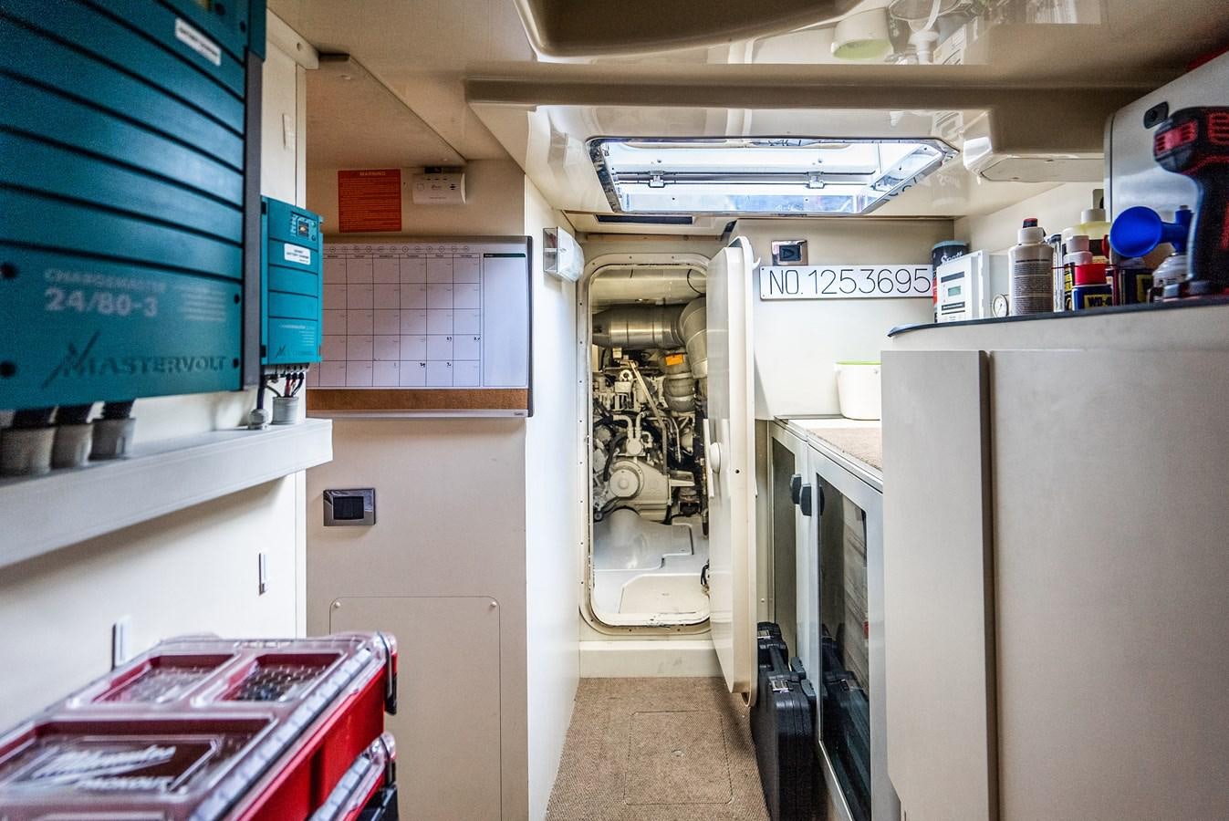 a room with a few machines aboard DAYS LIKE THIS Yacht for Sale