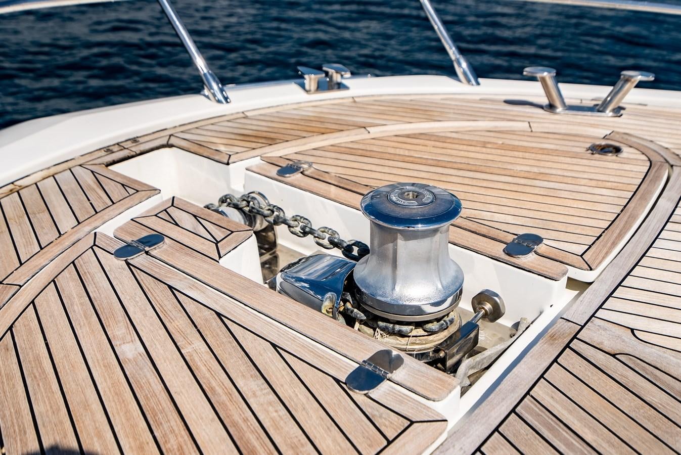 a metal boat on the water aboard DAYS LIKE THIS Yacht for Sale