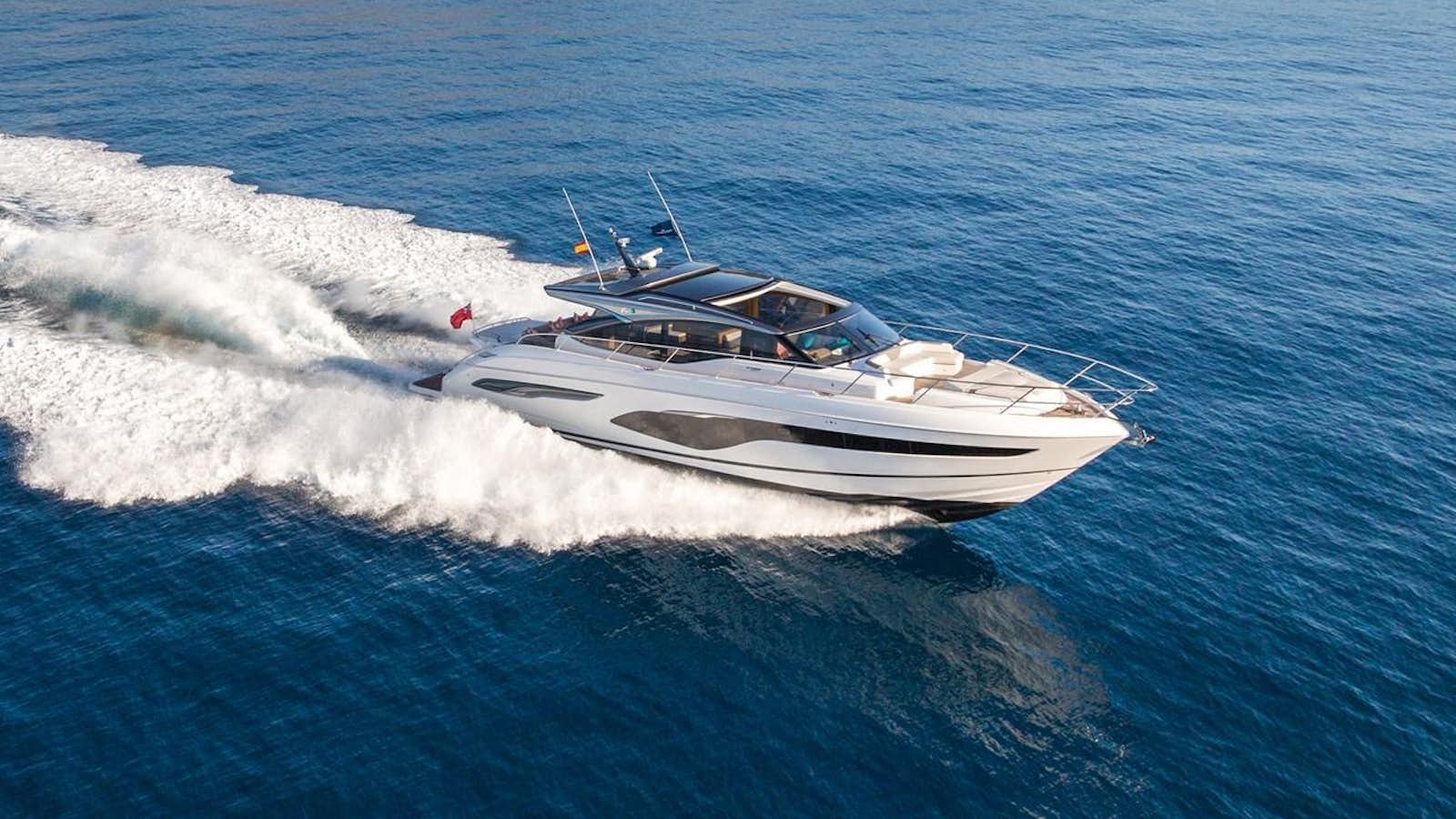 a boat on the water aboard V65 PRINCESS Yacht for Sale