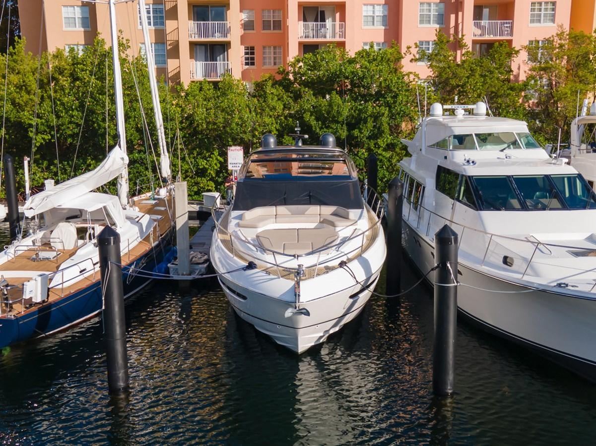 a group of boats are parked in a harbor aboard V65 PRINCESS Yacht for Sale
