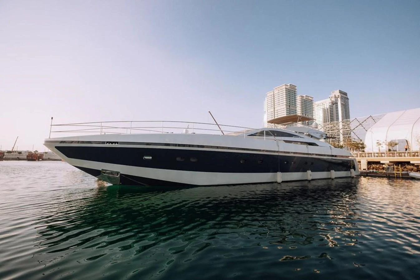 a boat on the water aboard HIGH ROLLER Yacht for Sale