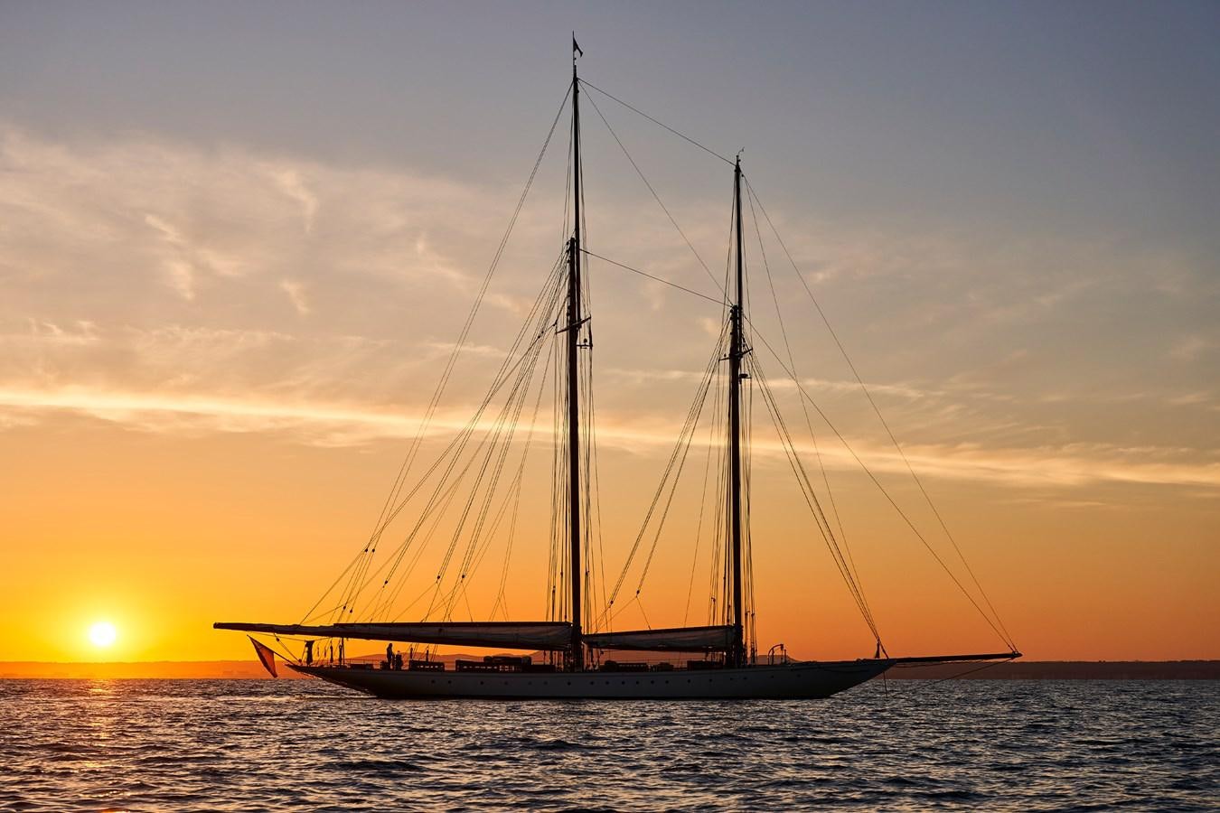 a sailboat in the water aboard ELENA OF LONDON Yacht for Sale