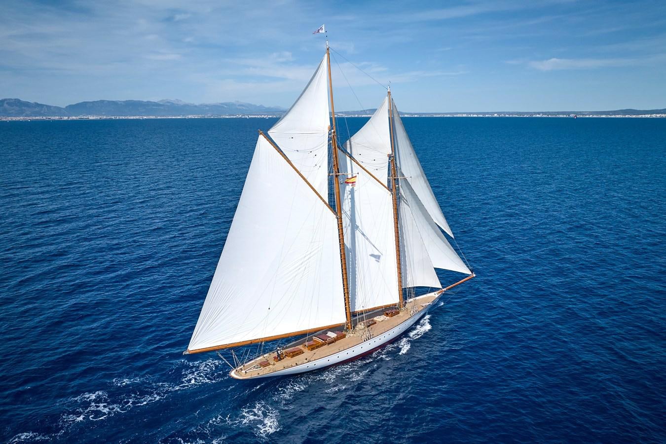 a sailboat on the water aboard ELENA OF LONDON Yacht for Sale
