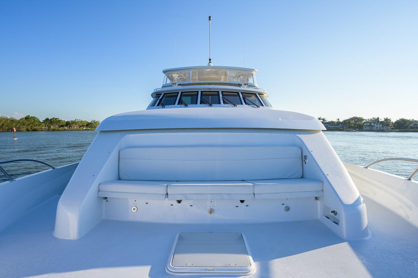 a boat on a body of water aboard SAR Yacht for Sale