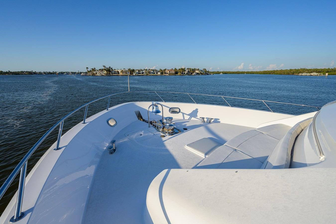 a boat on the water aboard SAR Yacht for Sale