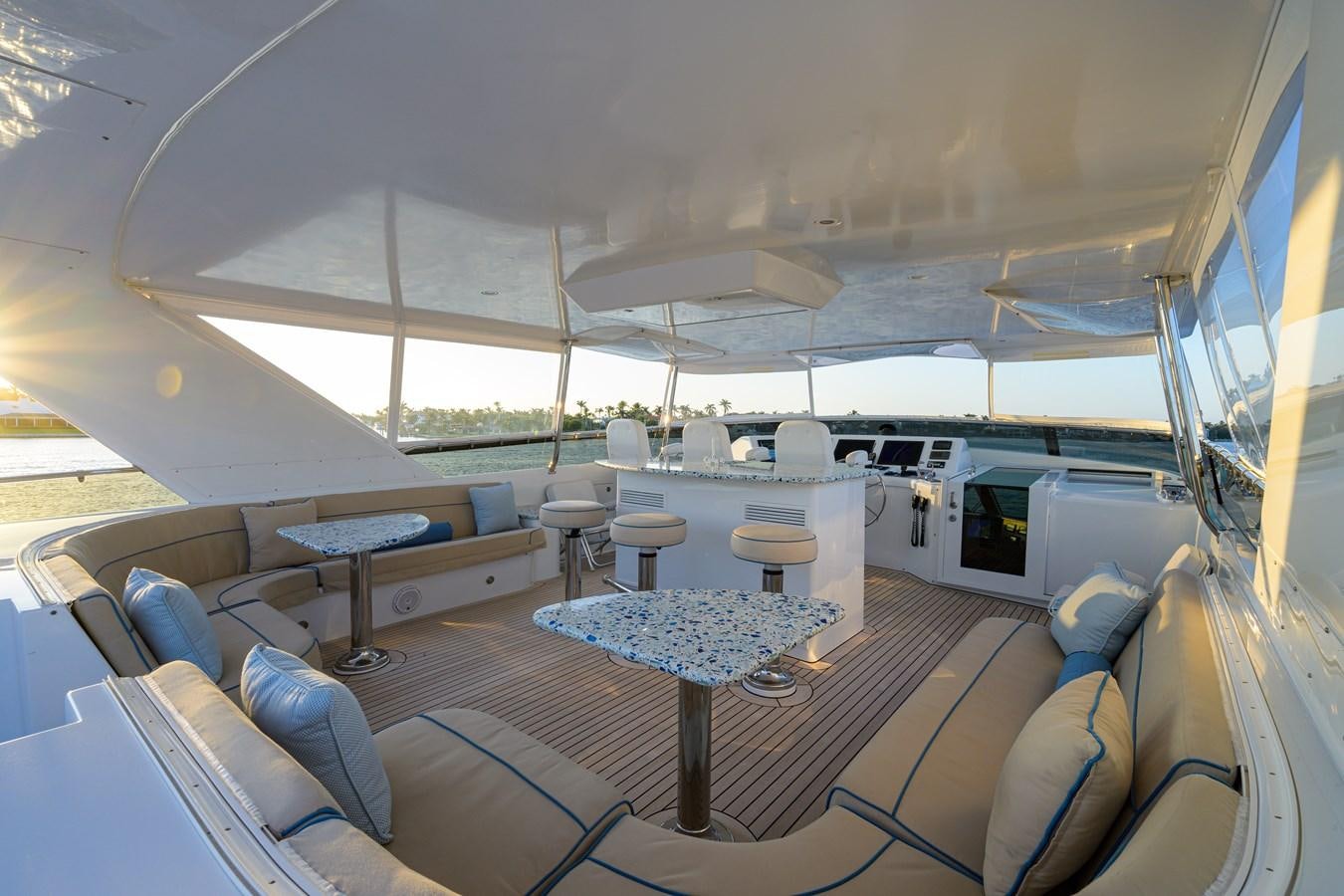 inside of a boat aboard SAR Yacht for Sale