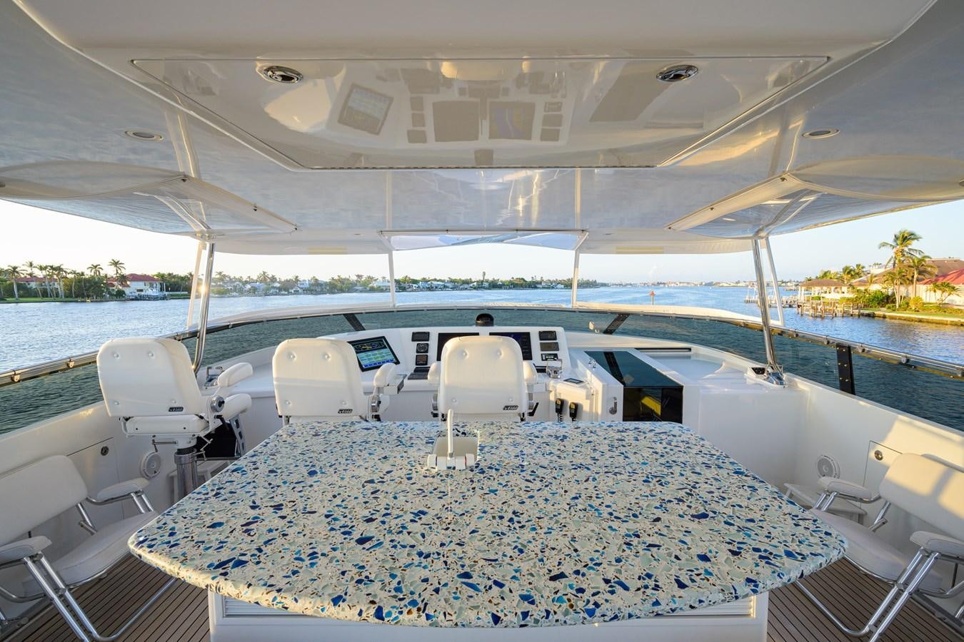 a boat on the water aboard SAR Yacht for Sale