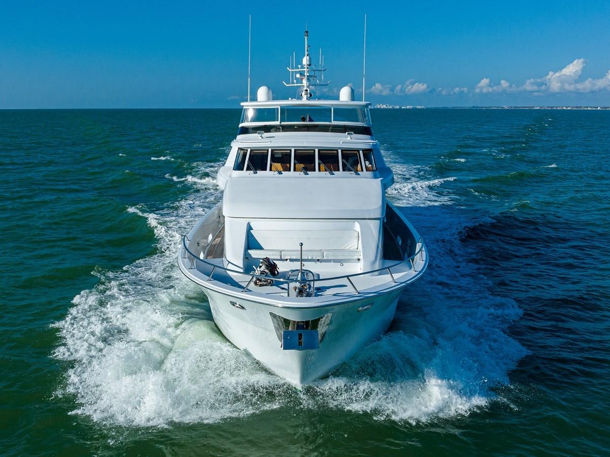 a boat on the water aboard SAR Yacht for Sale