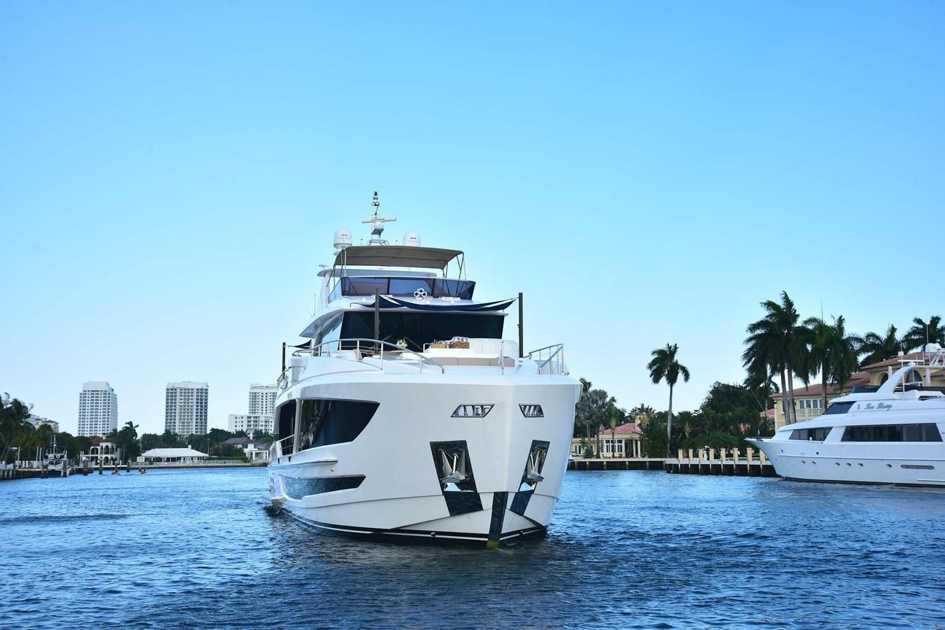 a boat in the water aboard FREEDOM Yacht for Sale
