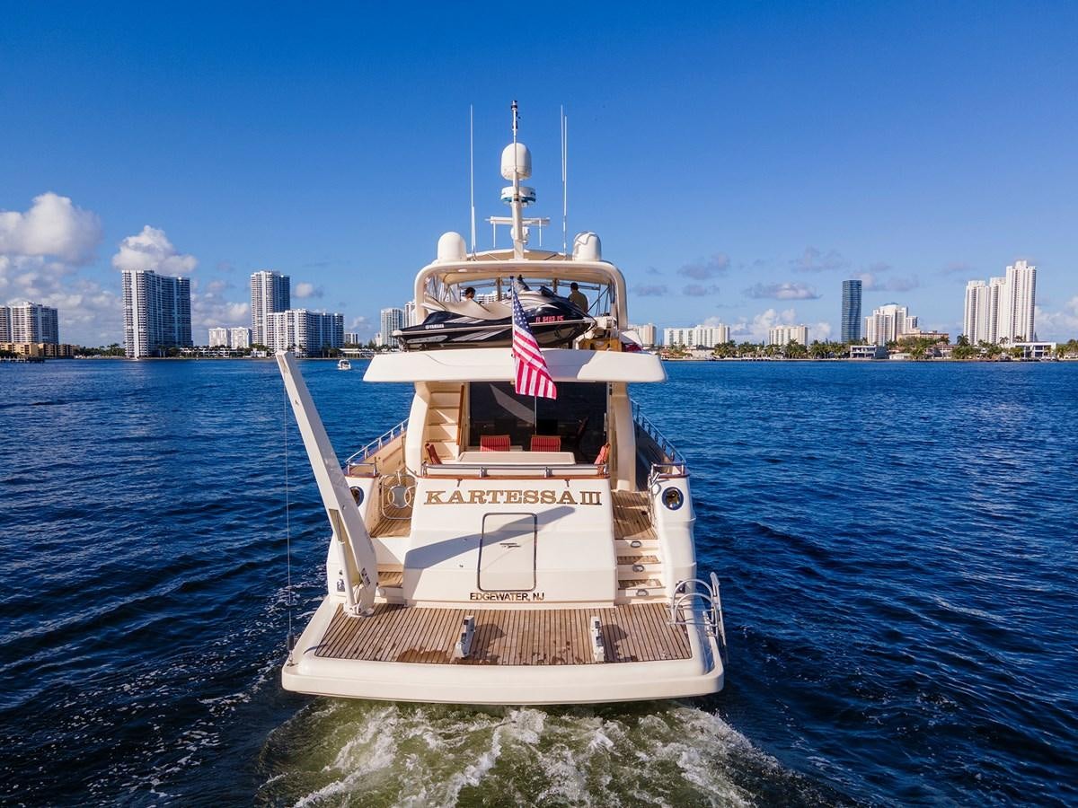 a boat in the water aboard KARTESSA III Yacht for Sale