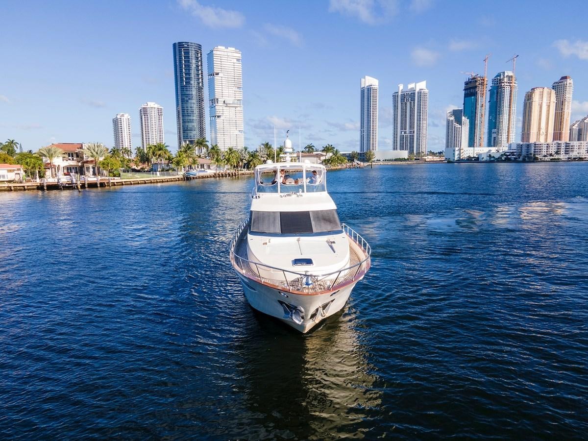 a boat in the water aboard KARTESSA III Yacht for Sale