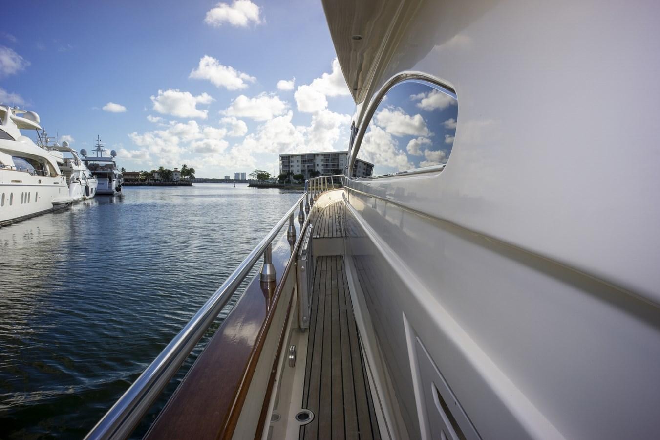 a view of a boat from the deck of a ship aboard KARTESSA III Yacht for Sale