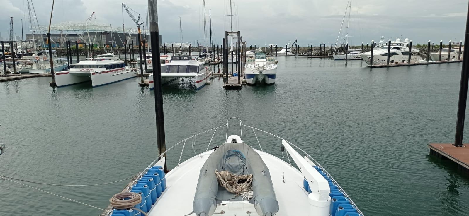 a boat in the water aboard IN FLIGHT Yacht for Sale