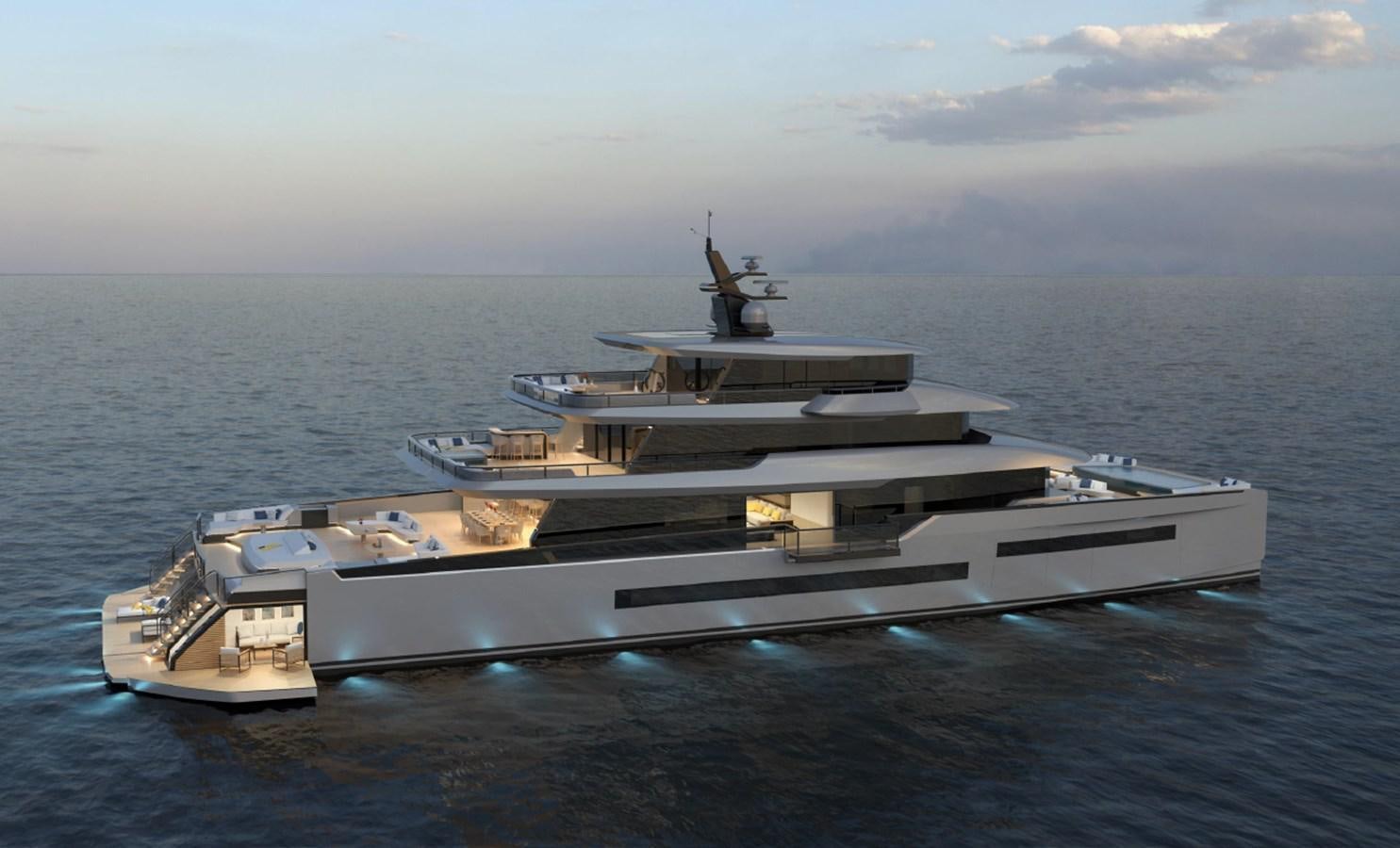 a boat on the water aboard ZEFFIRO 150' Yacht for Sale