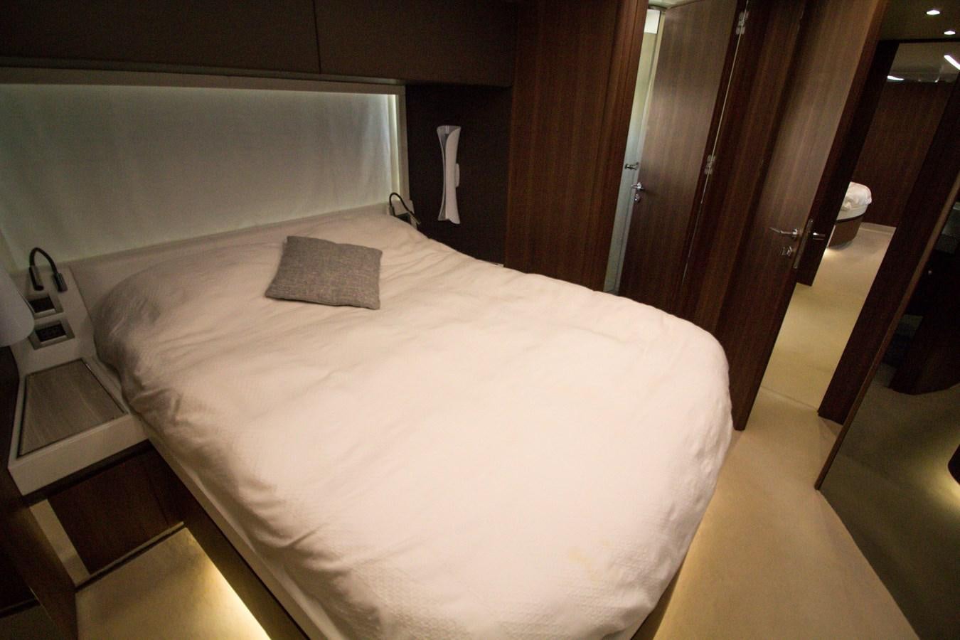 a bed in a room aboard SEDA Yacht for Sale