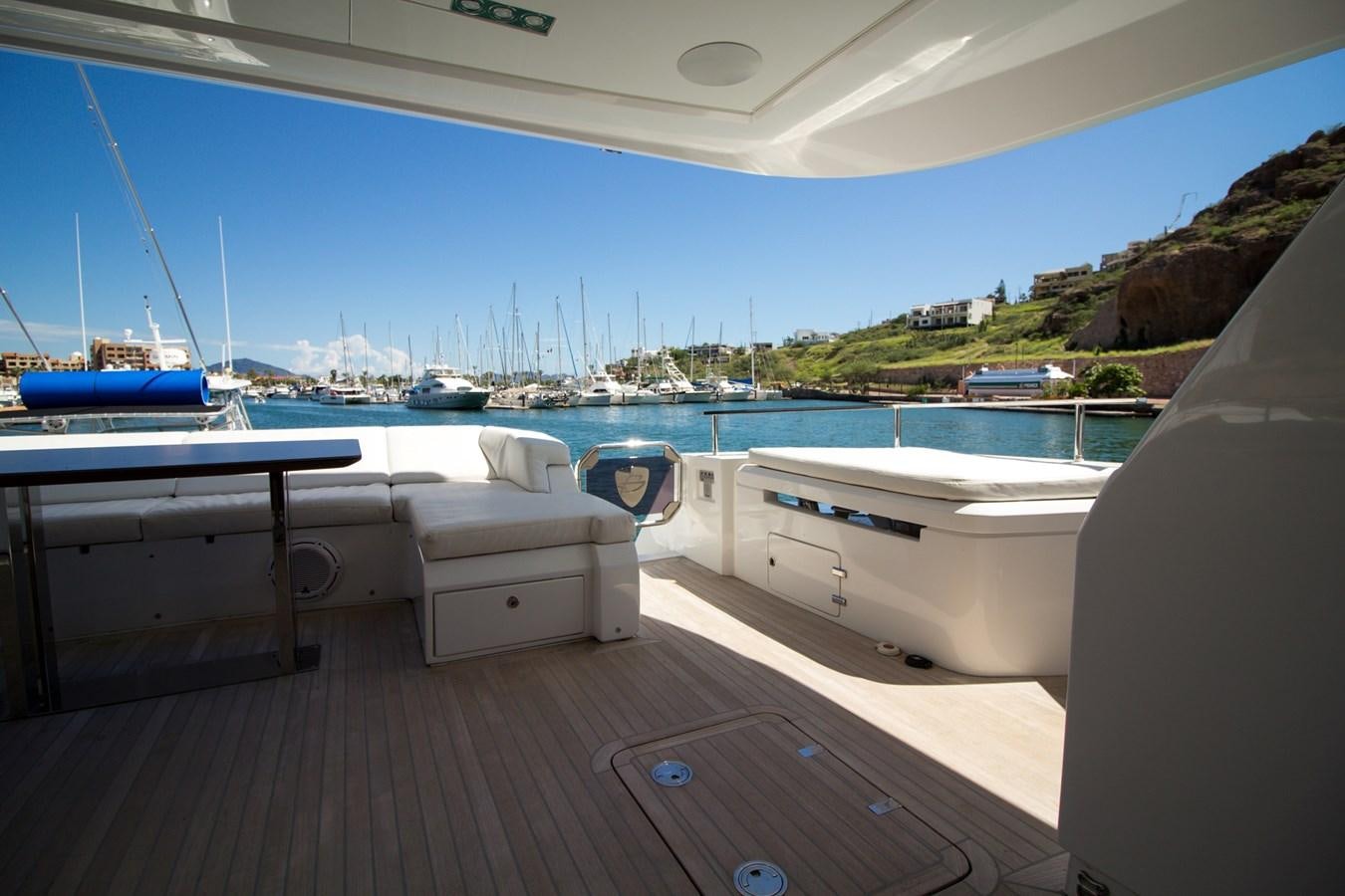 a boat on a deck aboard SEDA Yacht for Sale