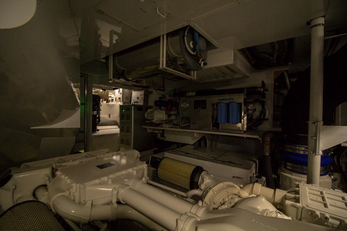 a room with machinery aboard SEDA Yacht for Sale