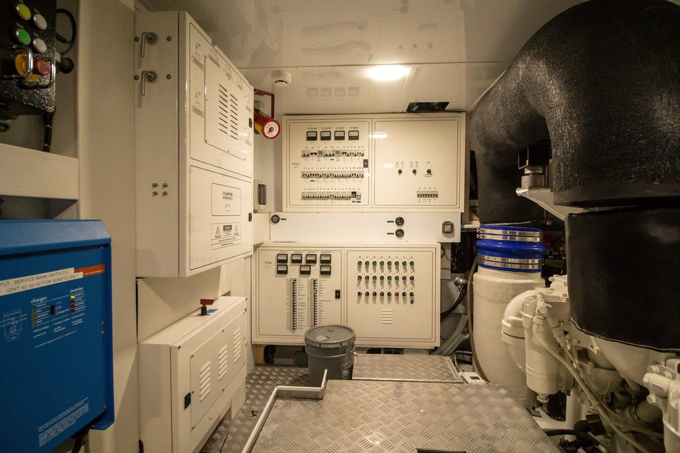 a room with machines and equipment aboard SEDA Yacht for Sale