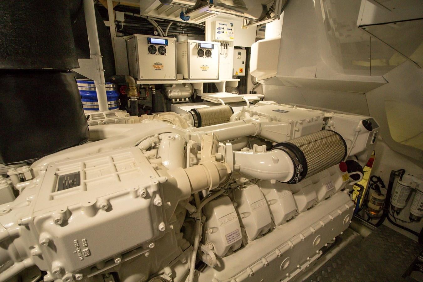 a close-up of a machine aboard SEDA Yacht for Sale