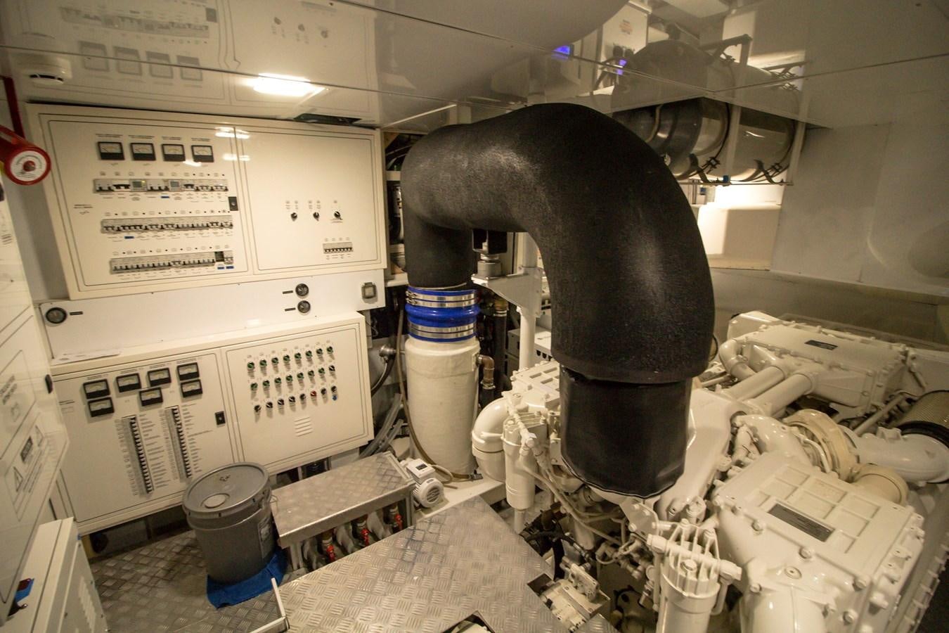 a large machine in a factory aboard SEDA Yacht for Sale