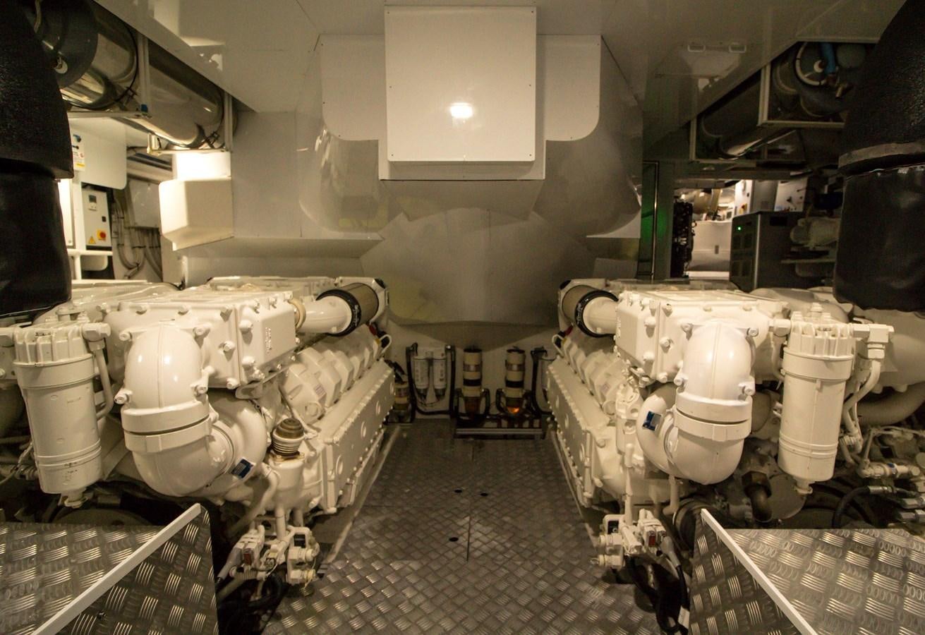a room with machinery aboard SEDA Yacht for Sale