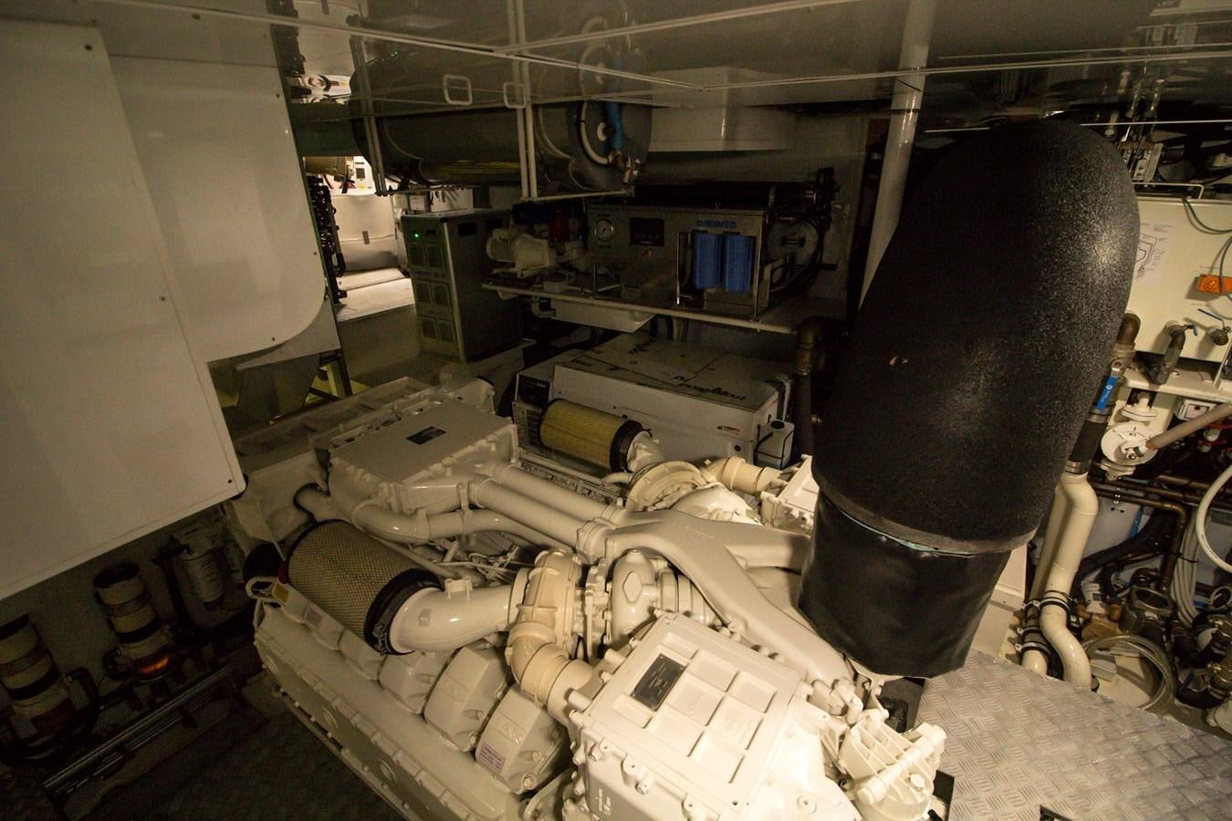 a large machine in a room aboard SEDA Yacht for Sale