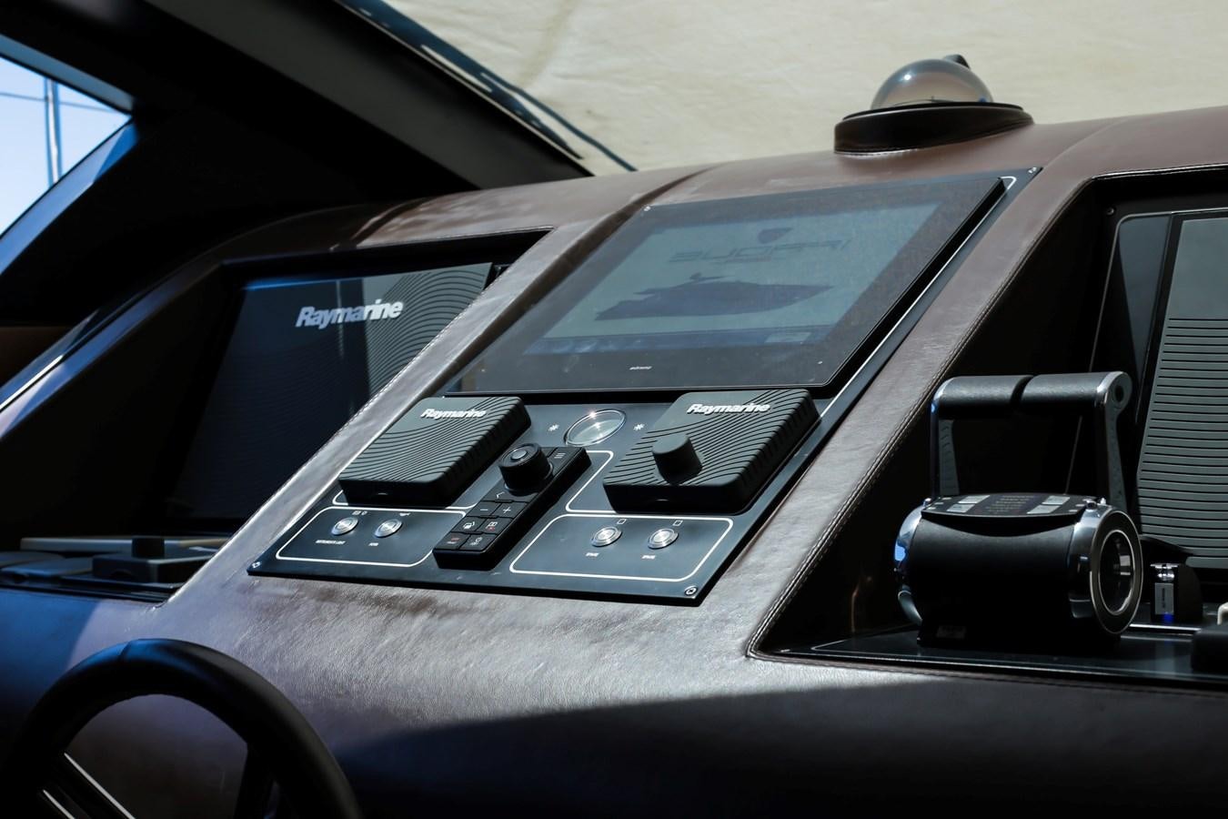 the interior of a car aboard SEDA Yacht for Sale