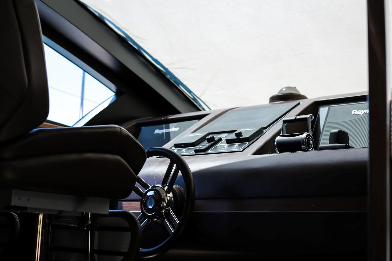 the inside of a car aboard SEDA Yacht for Sale