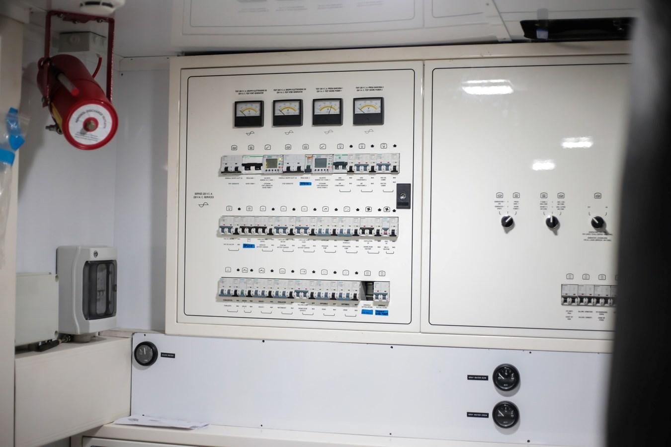 a white machine with buttons aboard SEDA Yacht for Sale