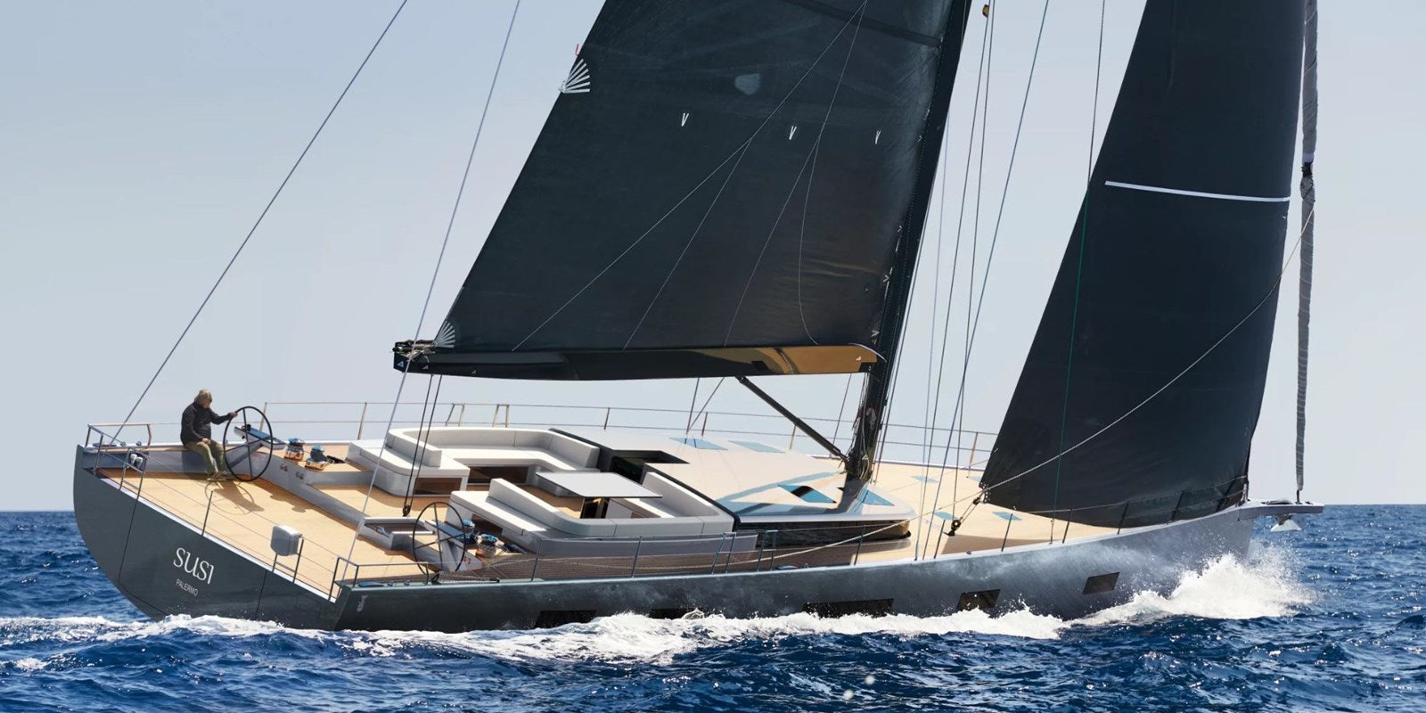 a sailboat on the water aboard W Yacht for Sale