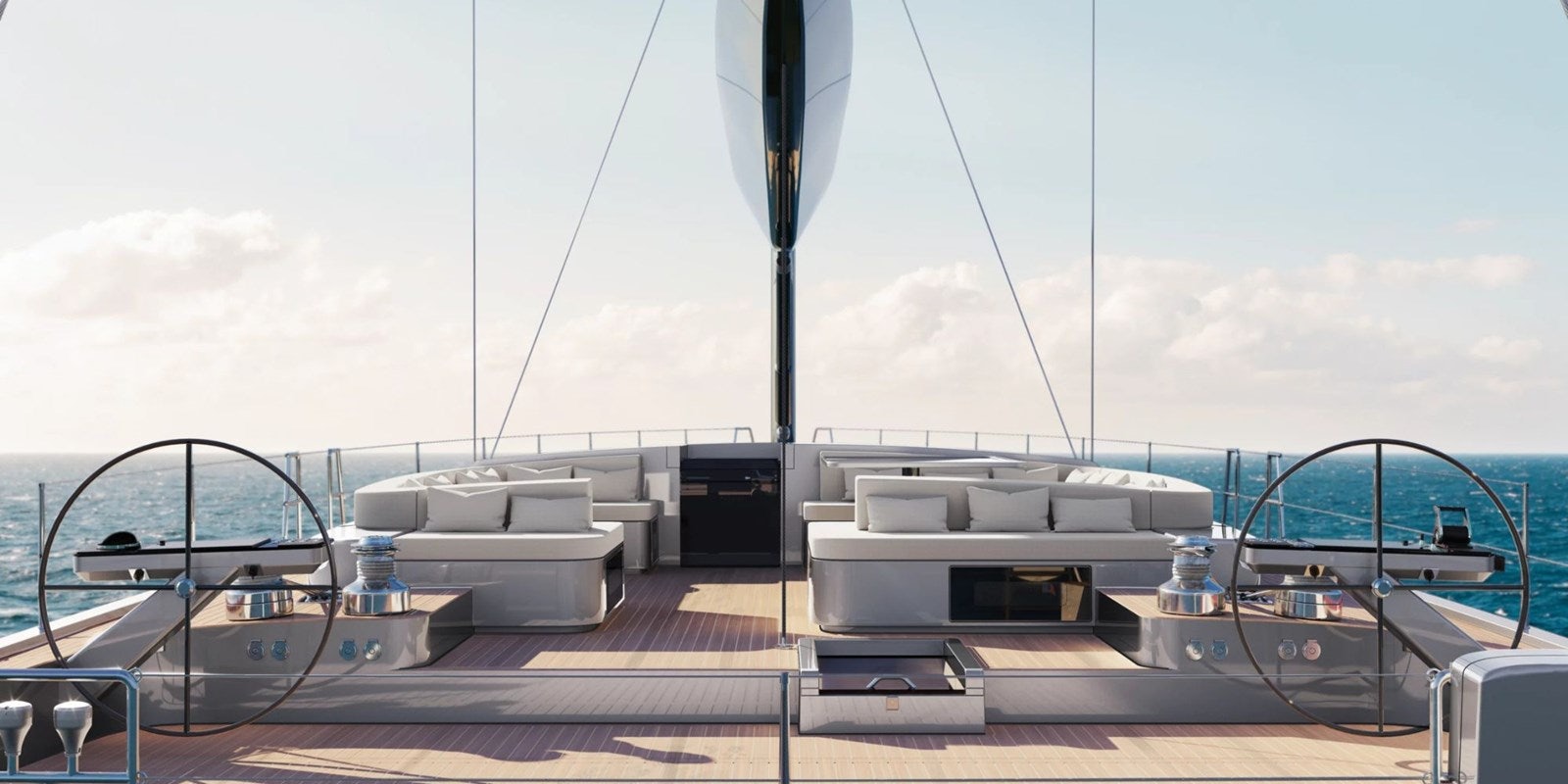 a boat on the water aboard W Yacht for Sale